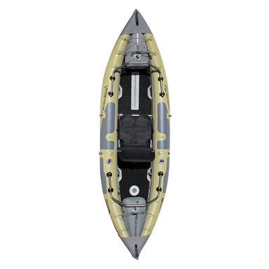 Top view of the StraightEdge Angler Pro Inflatable Fishing Kayak