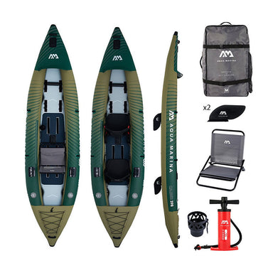 Top view of the Aqua Marina Caliber 398 package