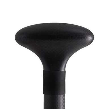 Close up image of the smooth paddle handle