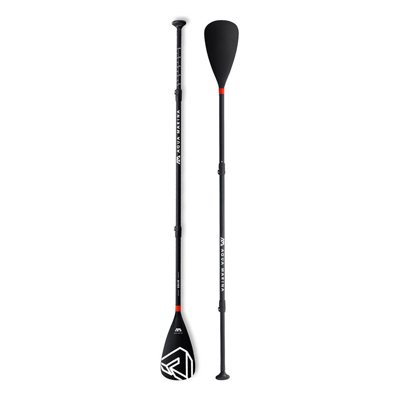 Front and rear image of the solid fiberglass SUP paddle from Aqua Marina