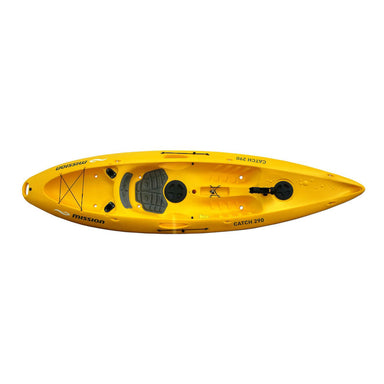 Top view of the Catch290 Fishing Kayak rom Mission