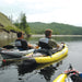 two people out fishing on the StraightEdge Inflatable Fishing Kayak