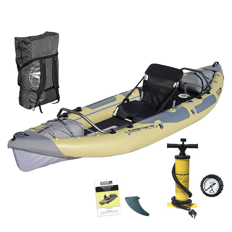 Pro Inflatable Fishing Kayak - Advanced Elements Straitedge Angler Pro