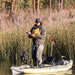 Image of a man sight casting while standing in the StraightEdge Angler Pro Kayak