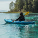 a lady paddling the saluda 11 sit in kayak