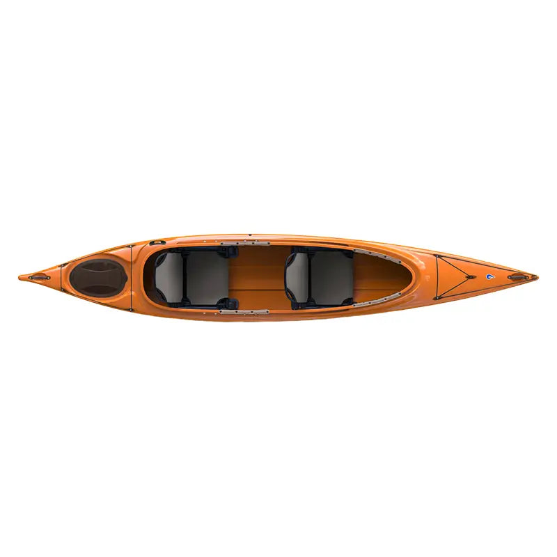 over head view of the Saluda 14.5 Tandem Sin In Kayak from Liquidlogic