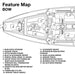 Numbered feature map of the bow on the Titan X Propel 10.5