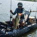 front image of a man catching a fish in the Native Watercraft Titan X Propel