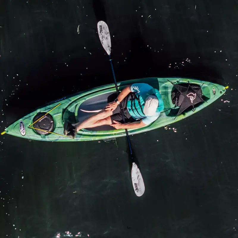 an overhead shot of the pelican argo 100x kayak