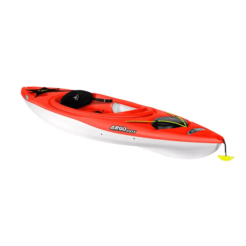 a photo of the argo 100x kayak in red