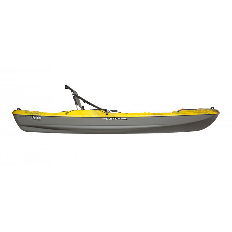 Side view of the Catch classic 100 fishing kayak   