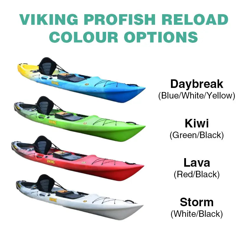 Colour options of Viking Profish Reload